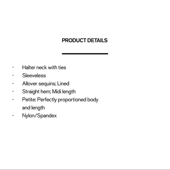 EXPRESS Navy Blue Sequin Tie Neck Halter Midi Dress M NWT - Picture 4 of 4